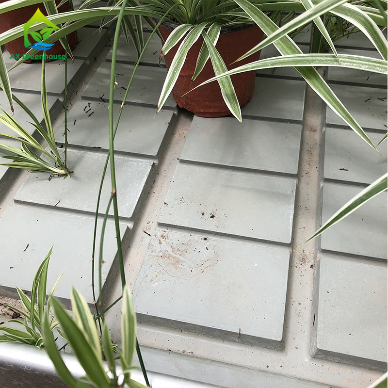 Tabla de rodadura hidropónica móvil para plantas en invernadero