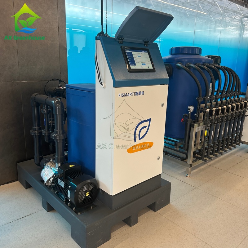 Fismart-A Alta precisión Automatizado Smart EC PH Sensor PWM Bypass Sistema de dosificación de fertilizantes Distribuidor de fertilizantes Máquina agrícola