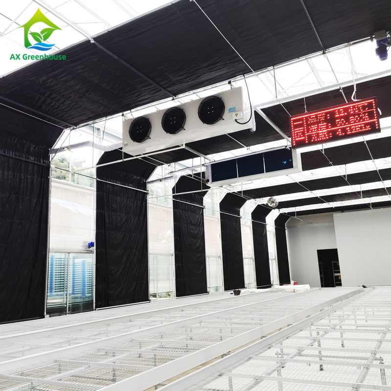 sistema de control del clima de Dep Grow Tunnel Greenhouse With de la luz de la altura de la pared de 1,8-3M