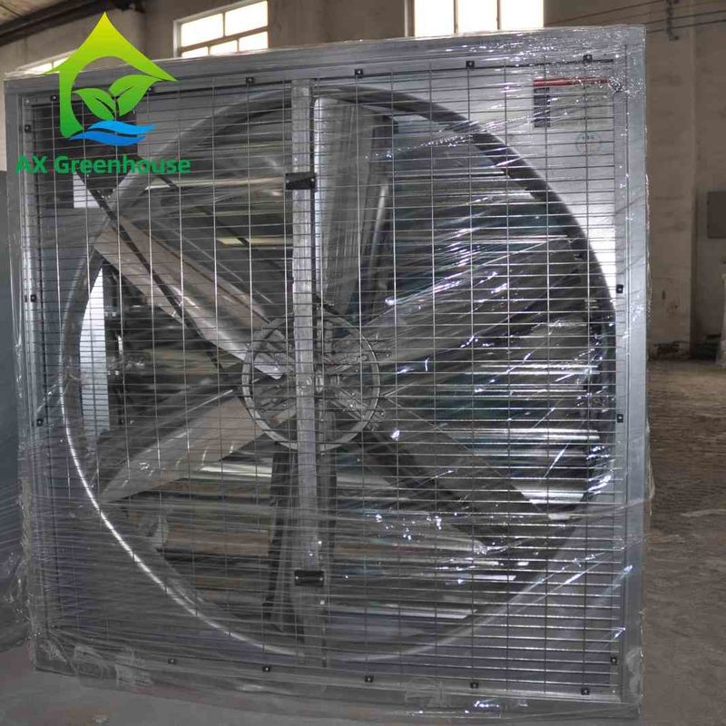 Ventiladores de escape para invernadero de aluminio de grado industrial, resistentes a la corrosión para refrigeración evaporativa húmeda