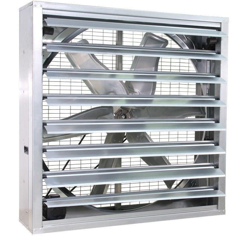 Ventiladores de escape para invernadero de aluminio de grado industrial, resistentes a la corrosión para refrigeración evaporativa húmeda
